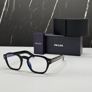 NEW PRADA PRA16S 16K60K EYEGLASSES BLACK PRADA PR A16S 16K60K